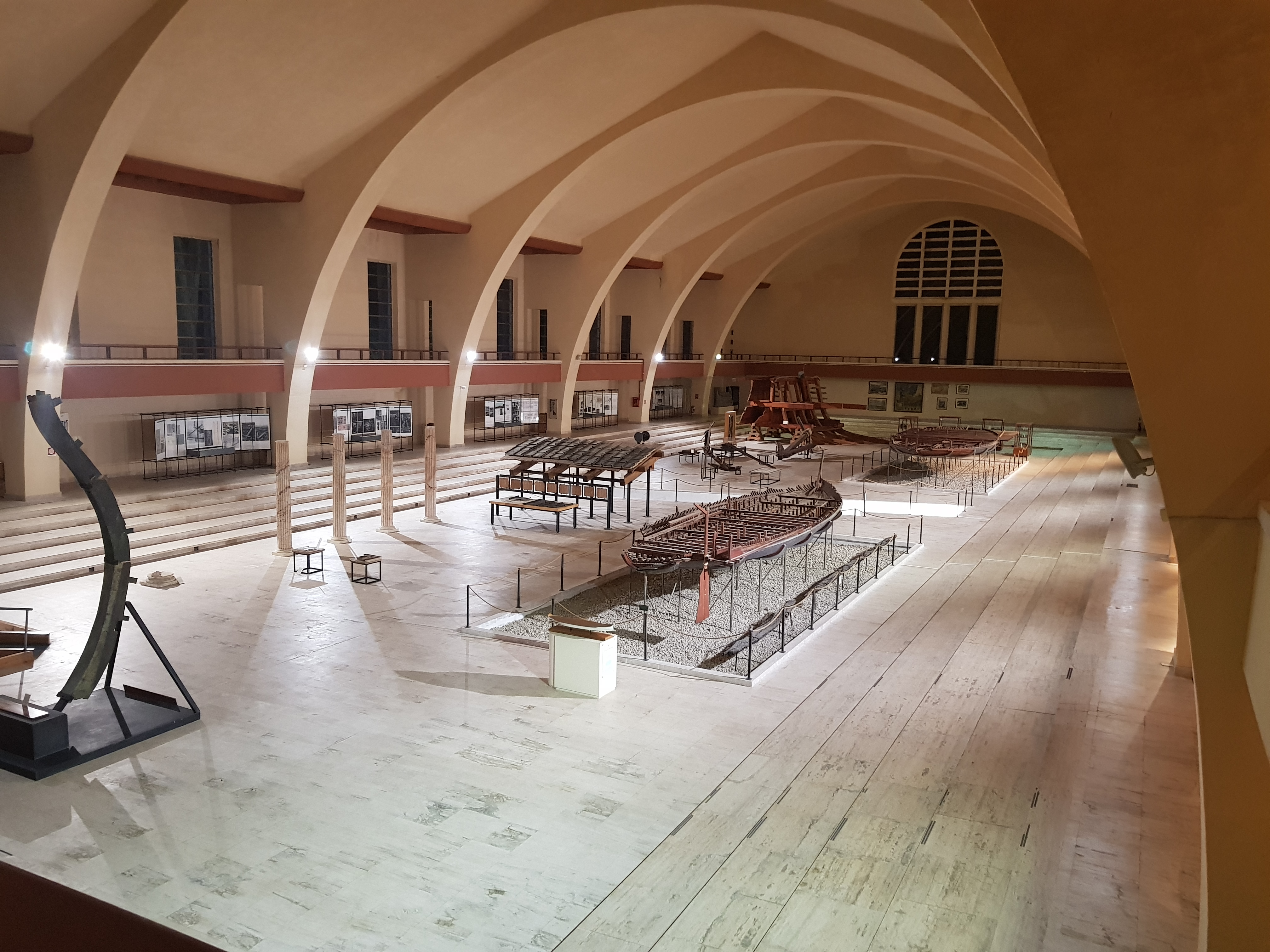 Ala sinistra del Museo - Le navi di Caligola (foto D.De Angelis DRM_Lazio)