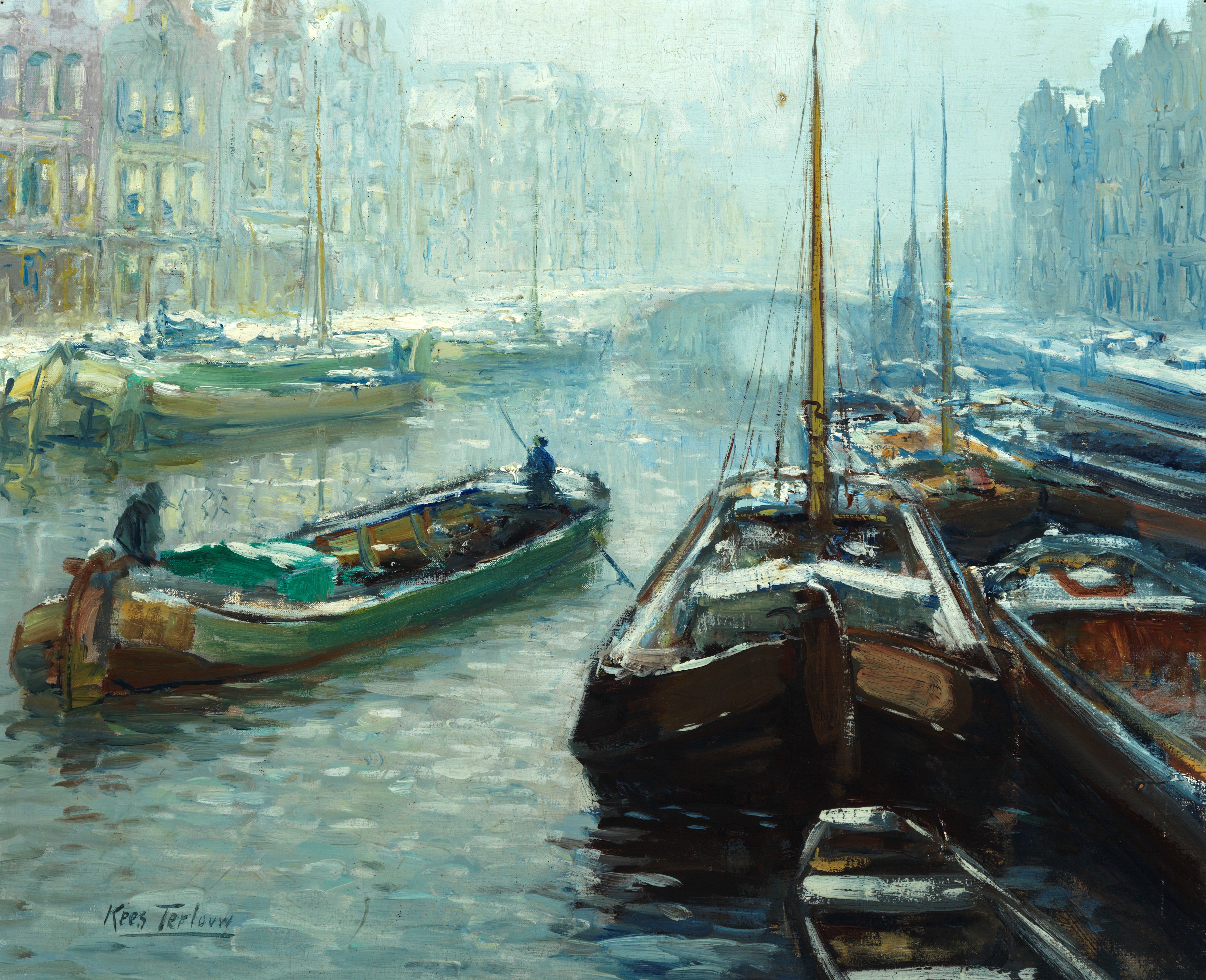 2.Kees Terlouw, Canale olandese, olio su tela