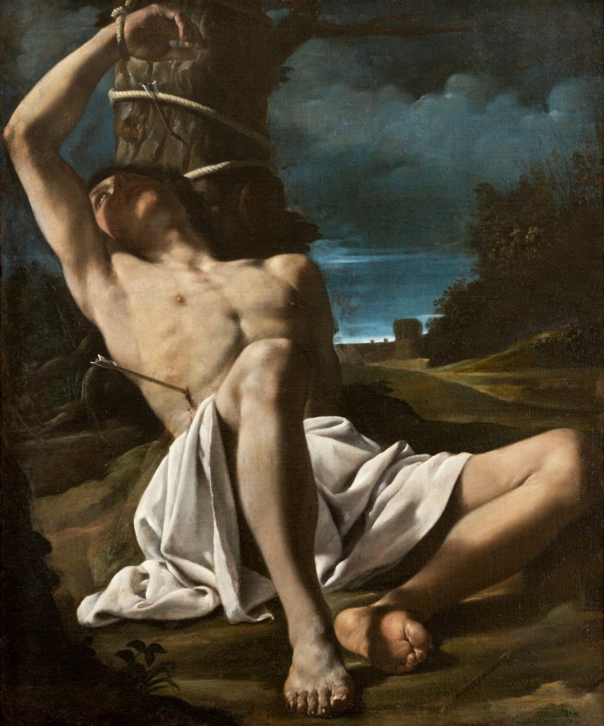 Guercino - Il martirio di San Sebastiano
