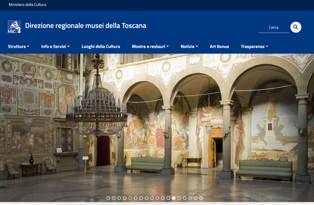 Nuovo sito web Direzione regionale musei della Toscana