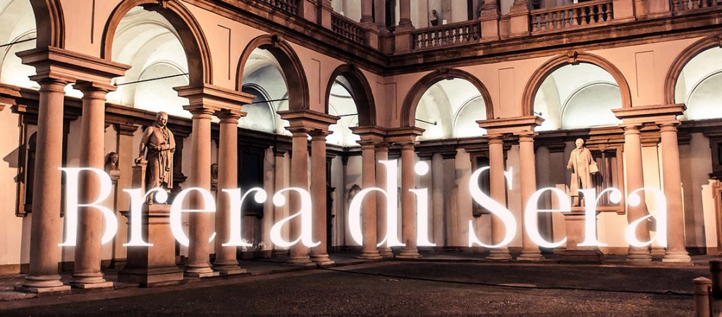 Brera di sera - Pinacoteca di Brera Milano
