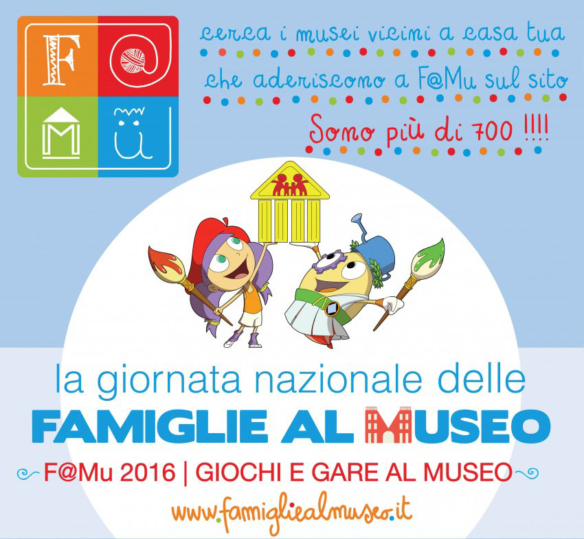Locandina Giornata Nazionale delle famiglie al Museo 2016