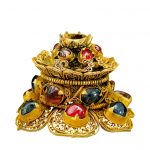 Punta di cappello con gemme incastonate in oro - Dinastia Ming （1368-1644）