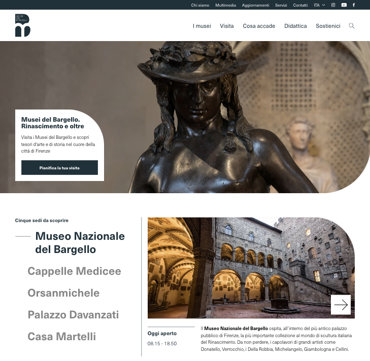 Sito Bargello_Screenshot_schermata1