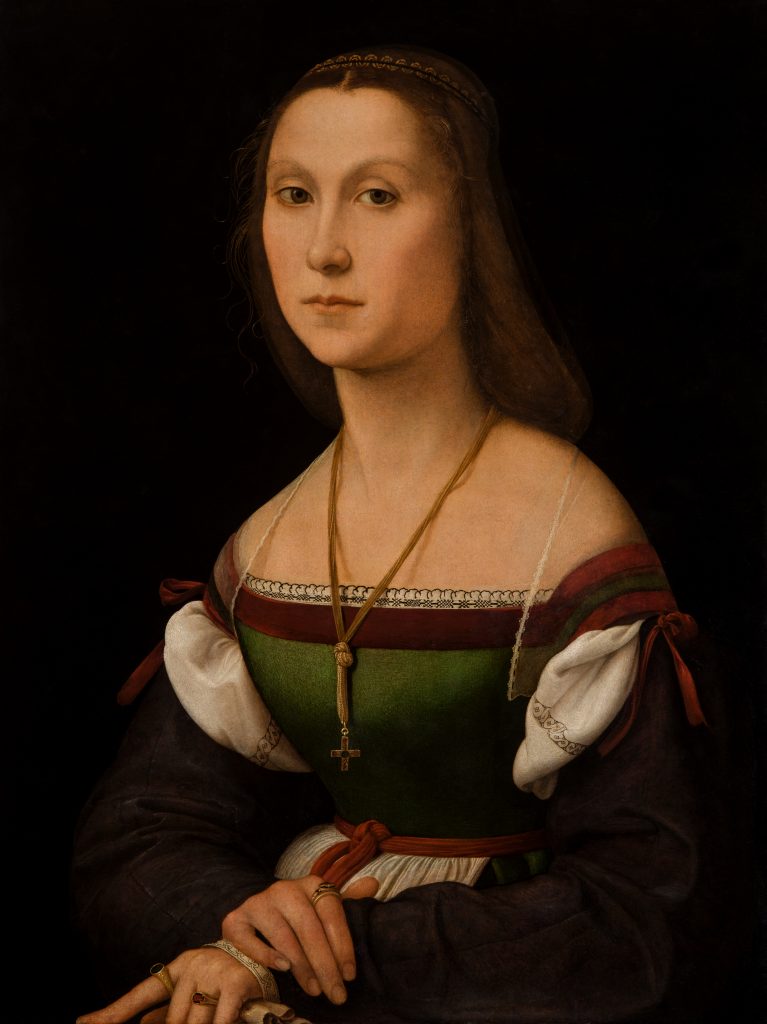 Raffaello Sanzio, Ritratto di Gentildonna (La Muta), Galleria Nazionale delle Marche