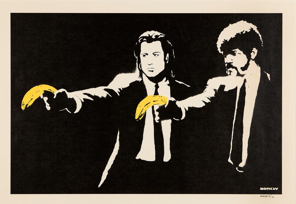 10. BANKSY Pulp Fiction